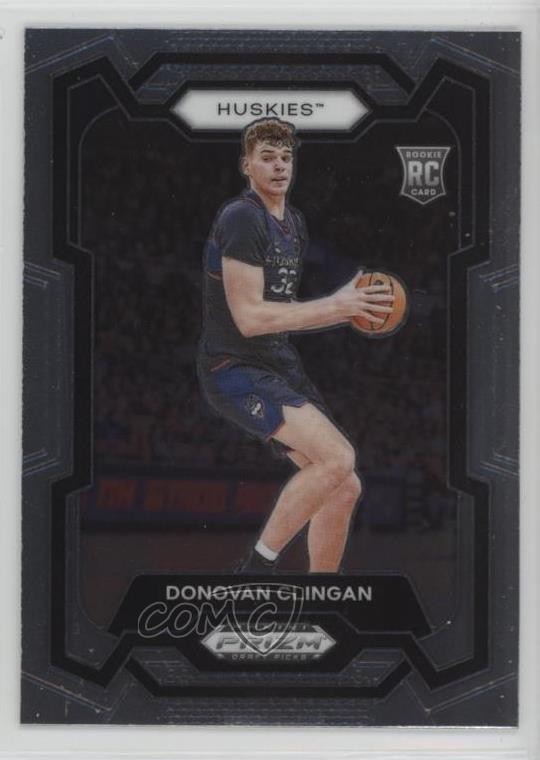 2024-25 Panini Prizm Draft Picks Donovan Clingan #95 Rookie RC wd7