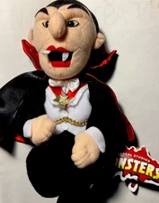 Vintage 1999 Universal Studios Monsters Stuffins Dracula New With Tags 7" 😎❤️