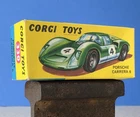 Corgi Toys #330 Porsche Carrera 6 w/box C-6 please read descriptive