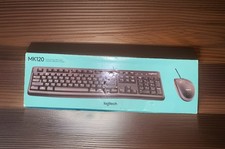 Logitech MK120 Wired Keyboard and Mouse Combo - Black - USB Plug and Play - NEW