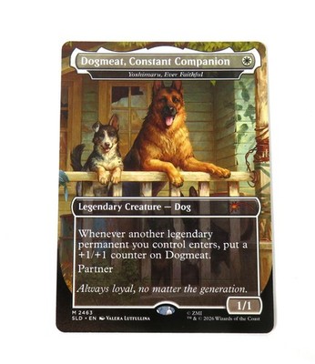 Dogmeat Constant Companion Yoshimaru Ever Faithful MTG NM Secret Lair Fallout