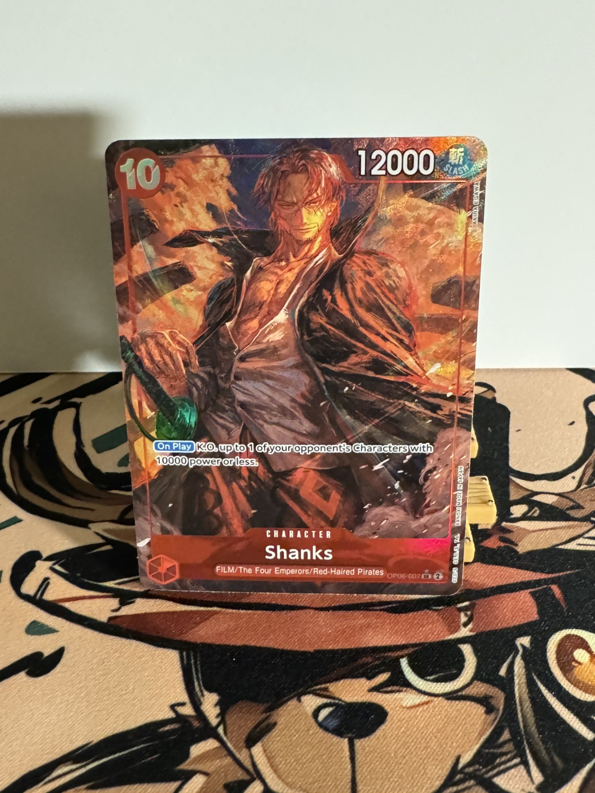 Shanks (Alt Art) OP06-007 English Wings of the Captain - One Piece Card - NM