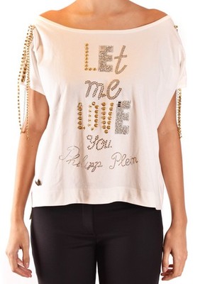 Short Sleeve Tshirt Philipp Plein White F17CWTK0248PJY002N PT11245