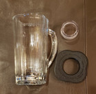 Vintage Waring Commercial CAC34 Glass Container with Blade + Lid  40-Ounce