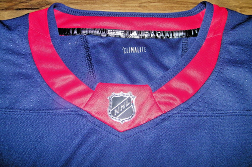 PATRIK LAINE WINNIPEG JETS HERITAGE CLASSIC HOCKEY JERSEY SIZE 54 W/FIGHT STRAP - Picture 8 of 9