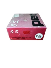 Vintage O.S. PET .099 R/C Glow Engine w/ OS-701 Muffler & Box