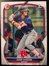 2023 Bowman Baseball Juan Chacon 1st Bowman Prospect #BP-105 Boston Red Sox