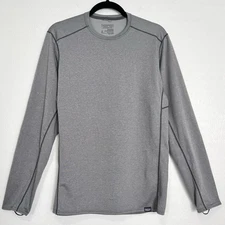 Patagonia Midweight Capilene Baselayer Men’s Medium Gray Polartec Hiking Running