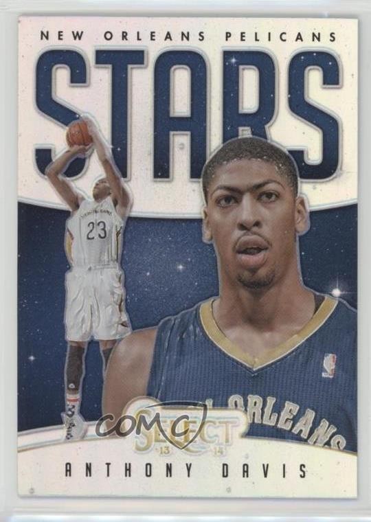 2013-14 Panini Select Stars Silver Prizm Anthony Davis #2 a9q