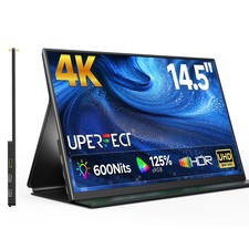UPERFECT 4K Portable Monitor, 14.5" UHD 3840x2400 Laptop Display with Smart C...