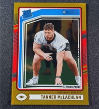 2024 Panini Donruss Tanner McLachlan #324 Rates Rookie Press Proof Gold /50 RC