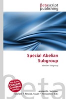 Lambert M. Surhone (U. A.) | Special Abelian Subgroup | Taschenbuch | Englisch