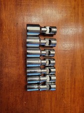 Snap On 7 Piece Deep Swivel Socket Set 38 - 34 - Fsu12 - Fsu24 Snap On 7 Piece Deep Swivel Socket Set 38 - 34 - Fsu12 - Fsu24