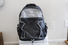 TYR Triathlon Transition Backpack-Black/Grey-Multiple Storage Compartments