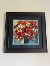 MICHAEL MILKIN HAND SIGNED ORIGINAL SERIGRAPH VASE WITH FLOWERS 271/480