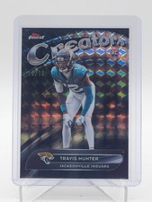 TRAVIS HUNTER 2025 TOPPS FINEST CREATORS ROOKIE BLACK GEOMETRIC /10 #CR-14 Q5692