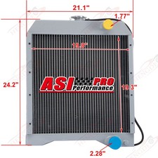 ASI 3Row Radiator Fit Case IH International 5120 5130 5140 5220 5230 #104753A1