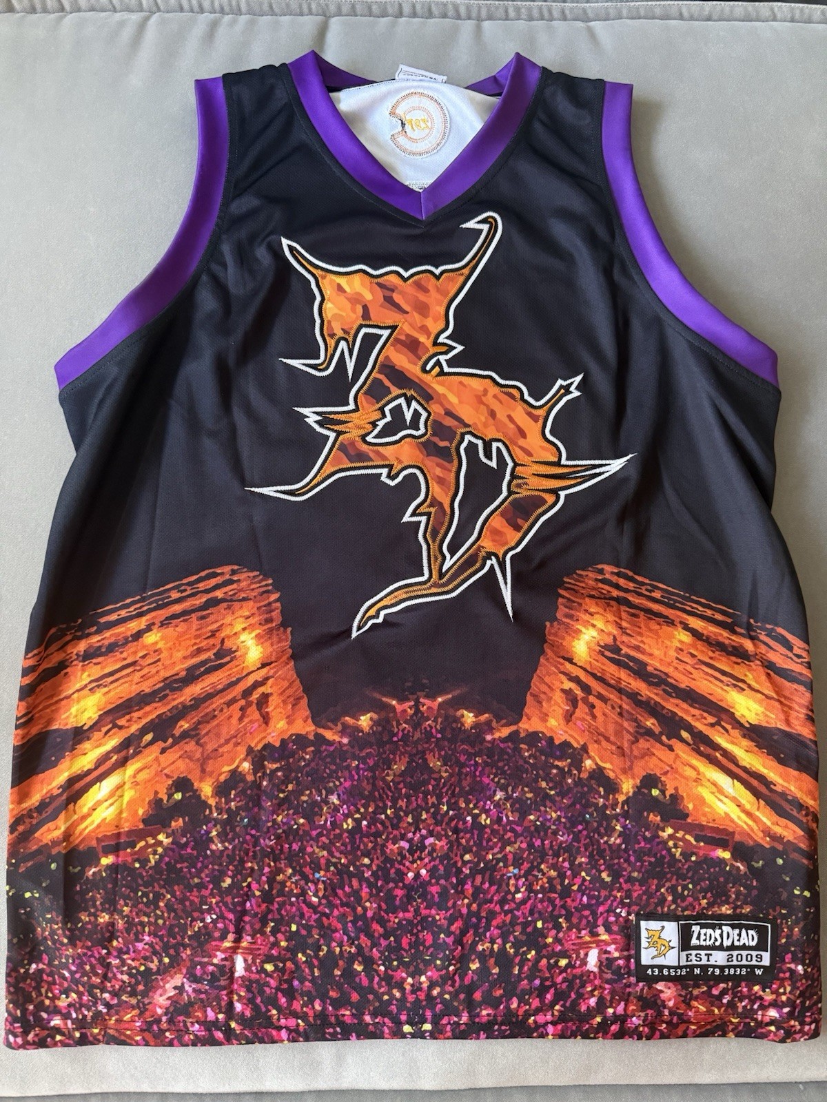 Deadrocks Red Rocks Basketball Jersey