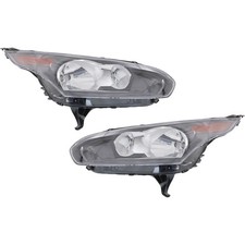 Lr Headlights For Ford Transit Connect 2014-2018 Halogen W Bulbs Capa Fr 3/13/14