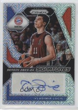2023 Panini Prizm Turkish Airlines EuroLeague Mojo /25 Vladimir Lucic Auto 3d3