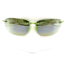 New Maui Jim Hookipa Transparent Green Sunglasses MJ0407S-008 / HT407-15 229