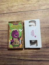 Barney Campfire Sing Along VHS 1990s Vintage Classic Collection Tested