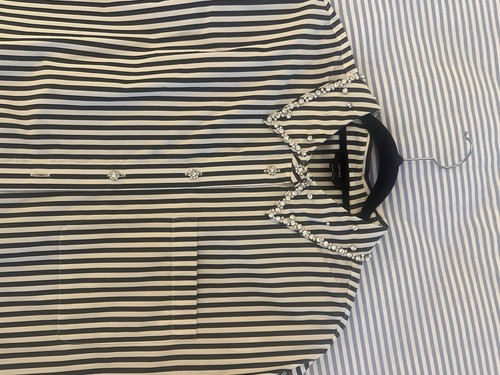 Kate Spade Acrobat Stripe Embellished Shirt Size L ( AUS 12 - 14 ) Brand New - Picture 8 of 8