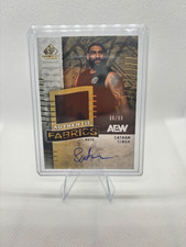 Upper Deck AEW Game Used SP 2025 Satnam Singh Auto/Relic 96/99