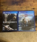 Bundle Sony PlayStation 4 PS4 God Of War and Mortal Kombat X Pre Owned