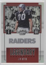 2017 Panini Contenders Optic Legendary Red Prizm 11/25 Jim Otto #LC-6 HOF 0c6
