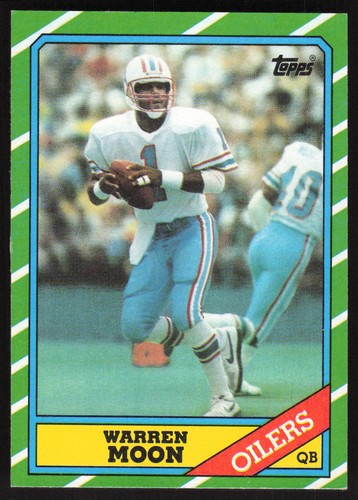 Warren Moon #350 1986 Topps card