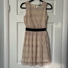 Pim + Larkin Pleated Overlay Dress - Size XS