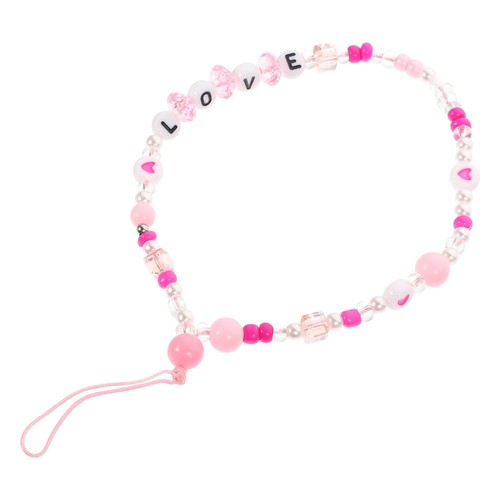 2 Pcs Imitation Pearl Mobile Phone Lanyard Beaded Chain for Hanging Strap - 第 2/12 張圖片