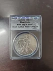 2012 AMERICAN SILVER EAGLE ANACS MS70 FIRST DAY OF ISSUE