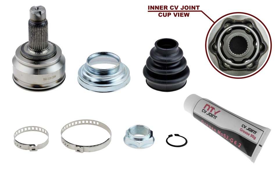 Driveshaft CV joint Rear Axle NPZ-BM-026 NTY for BMW 3 Touring X1 3 3 Coupe 1 - Image 6