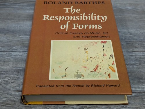The Responsibility of Forms by Roland Barthes, 1985, 1st Ed, DJ HC - Afbeelding 2 van 12