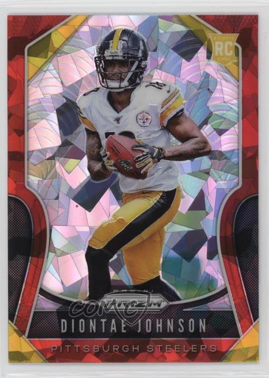 2019 Panini Prizm Rookies Red Ice Prizm Diontae Johnson #352 2f4