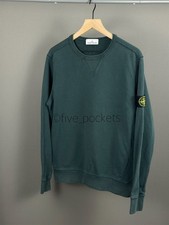 Great Mens Stone Island Navy Green Sweatshirt Size : Medium
