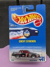 Vintage Hot Wheels 1991 Chevy Stocker #441 NASCAR Race Car New On Card 7 Spoke