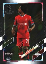 2020-21 Topps Chrome X Steve Aoki Neon Future Yasser Larouci #91