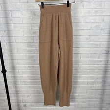 Intimately Free People C.O.Z.Y Jogger Pants Brown Womens S Stretch Lounge Boho