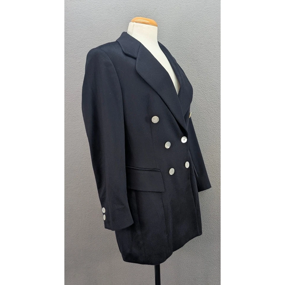 Chaqueta Blazer Escada Margaretha Ley Cachemira Doble Pecho Para Mujer 34" Pecho Foto 4 de 4