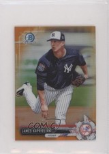 2017 Bowman Chrome Minis Prospects Orange Refractor 14/25 James Kaprielian y0i