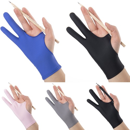 2 Finger Professioneller Künstler Handschuh Digitales Zeichnen Auf Tablet / ψ - Photo 2/16