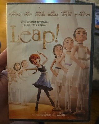 LEAP! DVD NEW / SEALED  Elle Fanning Kate McKinnon Nat Wolff Free Ship