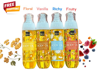 Ness Brightening Body Oil Serum Nourish Smooth Brighten Skin