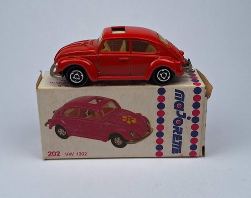 MAJORETTE No 202 - VOLKSWAGEN KÄFER 1302, with original box, Made in France