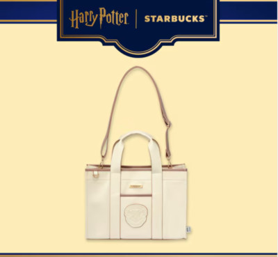 Starbucks Korea 2025 Harry Potter Tote – Hogwarts Dormitory Charms