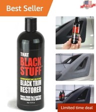 Ultimate Black Plastic Trim Restorer - Long-Lasting, Easy to Apply, VOC-Free