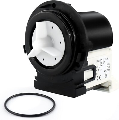 Washer Water Drain Pump Motor for LG Washer WM2010CW WM2501HVA WM3370HWA/01 NEW
